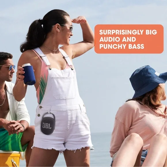 JBL Clip 4 Eco - Ultra-Portable Waterproof and Dustproof Bluetooth Speaker - Picture 2 of 3
